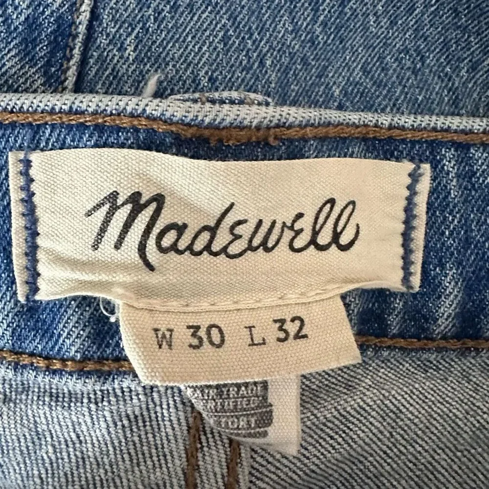 Madewell Relaxed Taper Jeans Size 30